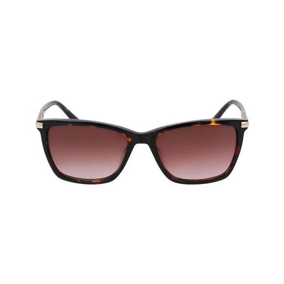 DKNY DK539S Sunglasses 237 Dark Tortoise 55mm - Picture 1 of 6